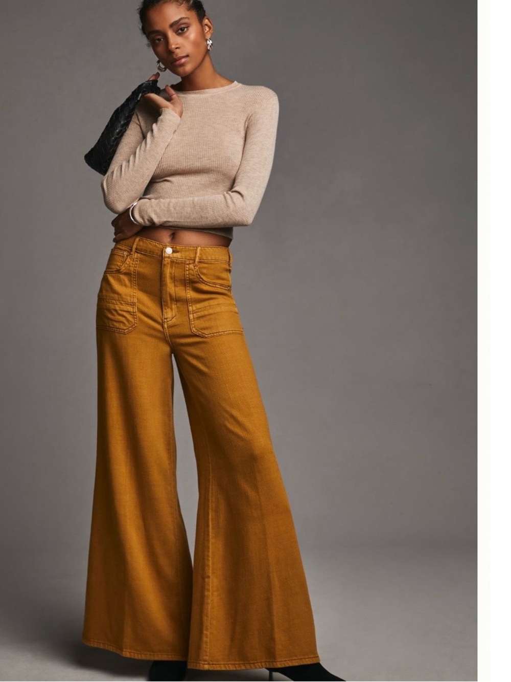Pilcro-The Jane High-Rise Wide-Leg Pants